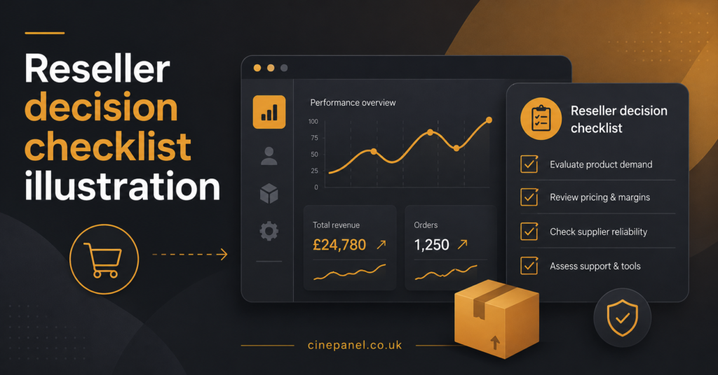 Reseller decision checklist illustration