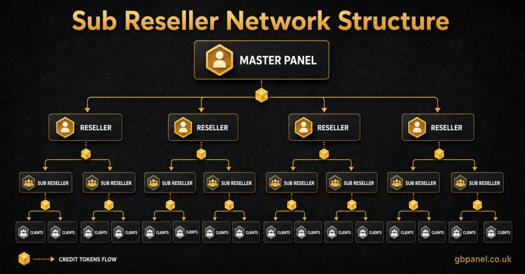 Sub Reseller Network Structure