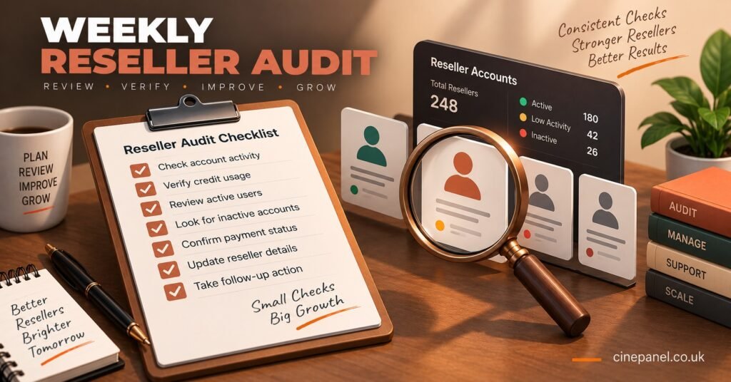 Weekly Reseller Audit Concept