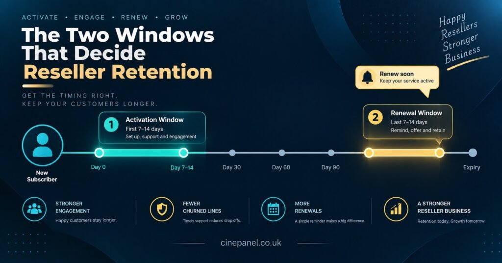 The Two Windows That Decide Reseller Retention