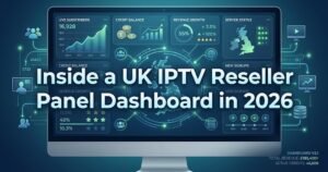 IPTV Reseller Panel Dashboard