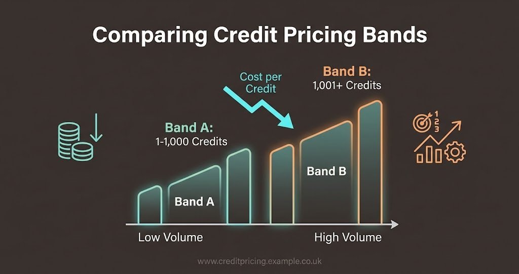 Comparing Credit Pricing Bands