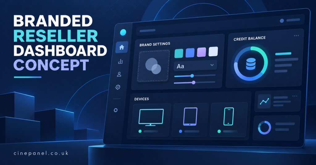 Branded reseller dashboard concept