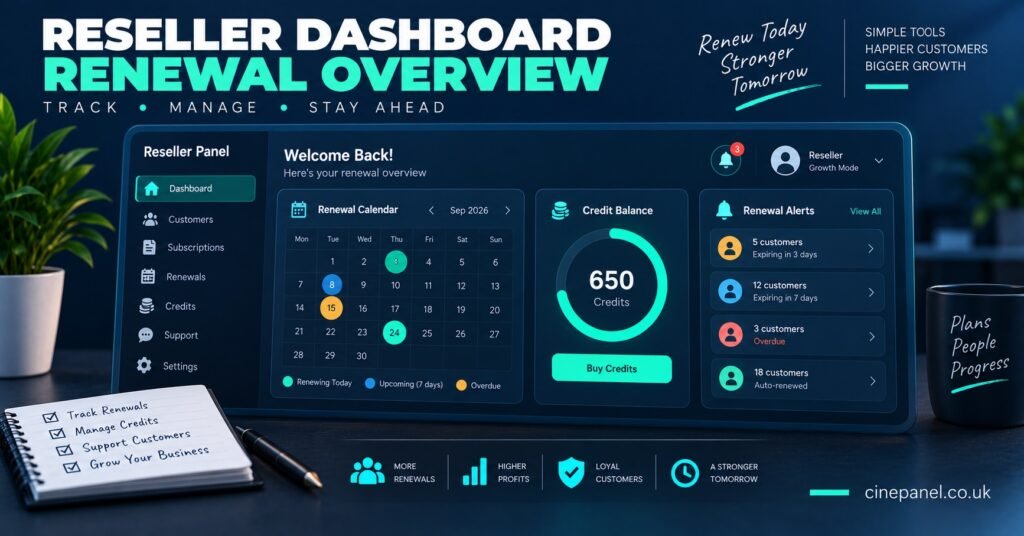 Reseller Dashboard Renewal Overview