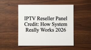 IPTV Reseller Panel Credit