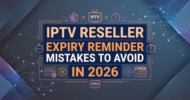 IPTV Reseller Expiry Reminder